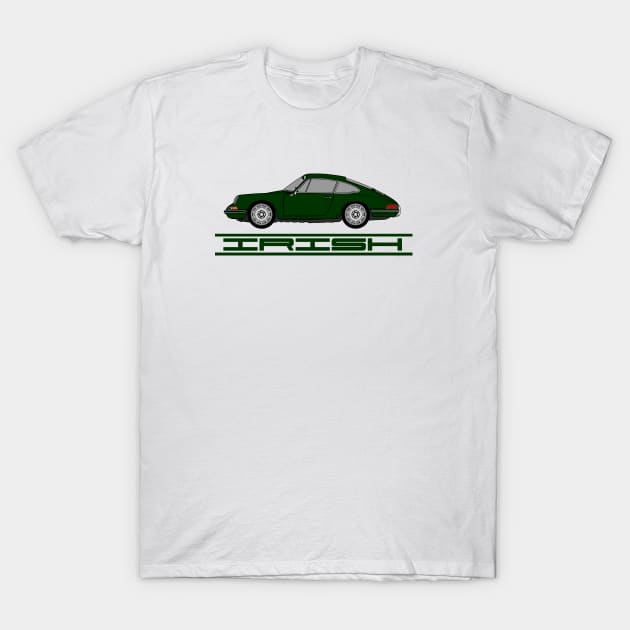 Irish (Green) Pride T-Shirt - Porsche 911 T-Shirt by NeuLivery